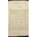 Bild eines Briefes von König Johann III. Sobieski an Papst Innozenz XI.