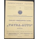 Tatra Autokatalog mit technischer Beschreibung des Autos Tatra Typ 57