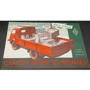 Katalog samochodów ciężarowych marki Renault w języku francuskim