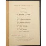 Pieśni Walki Podziemnej 1939-1945 Zeszyt 1 Muzyka W. Lutosławski