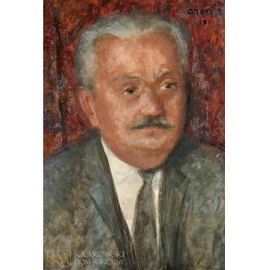 ANERI (Irena WEISS) (1888-1981), Portret doktora Czesława Warchałowskiego (1971)