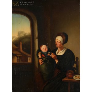 Autor nieznany, Matka karmiąca dziecko