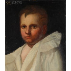 Autor nieznany, Portret chłopca w białej koszuli (XIX w.)