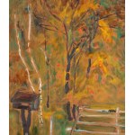 Wlastimil HOFMAN (1881-1970), Jesienny pejzaż z karmnikiem
