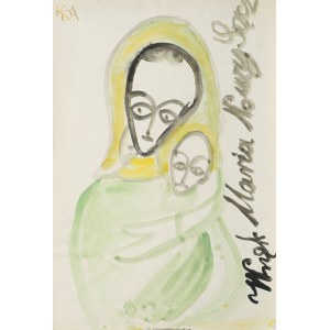 Maria WNĘK (1922-2005), Matka Boska z Dzieciątkiem (lata 70.)