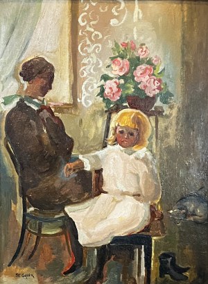 Stanisław GAŁEK (1876-1961), Matka z dzieckiem