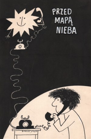 Bohdan Butenko (1931-2019) - [rysunek, 1978] Przed mapą nieba, Bohdan BUTENKO (1931-2019) - [rysunek, 1978] Przed mapą nieba; 1978/tusz na papierze, karta 32,5 x 23 cm.