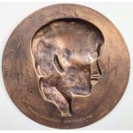 Aleksander Borawski (1861-1942) - [medalion, ok. 1930] Xiążę Józef Poniatowski, Aleksander BORAWSKI (1861-1942) - [medalion, ok. 1930] Xiążę Józef Poniatowski; ok. 1930/brąz lany, patynowany, średnica 18 cm.