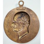 Wojciech Święcki (1823-1873) - [medalion, po 1862] St. Moniuszko, Wojciech ŚWIĘCKI (1823-1873) - [medalion, po 1862] St. Moniuszko; po 1862/J. Łopieński/brąz patynowany, średnica 11,9 cm.