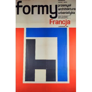 HILSCHER Hubert (1924-1999) [plakat, 1964] Formy. Francja. Przemysł - architektura - urbanistyka