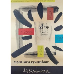 CIEŚLEWICZ Roman (1930-1996), [plakat, 1958] Wystawa rysunków T. Kulisiewicza