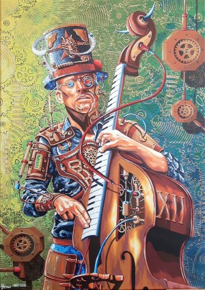 Krzysztof Żyngiel, Instrumentarium przepełnione ciągiem dźwięków - giclee