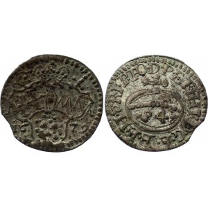 German States Bamberg 1/84 Taler 1679