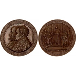 German States Prussia Bronze Medal Reformation in Brandenburg and in Berlin 1839