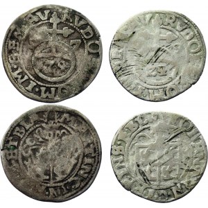 German States Regenstein 2 x 1/24 Taler 1597 - 1599