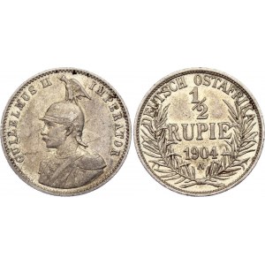 German East Africa 1/2 Rupie 1904 J