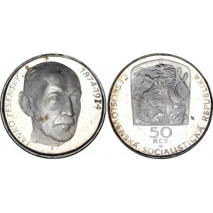 Czechoslovakia 50 Korun 1974 Jesenský Proof