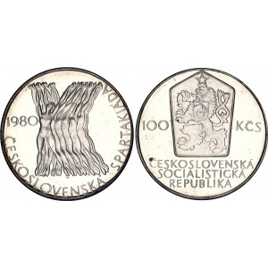 Czechoslovakia 100 Korun 1980 Spartakiade Proof