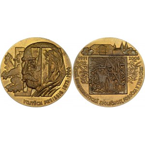 Czech Republic Bronze Medal Vojtech Preissig 1873 - 1944 2006