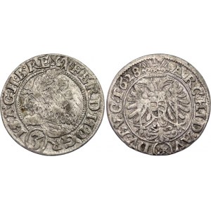 Bohemia 3 Kreuzer 1628 HR