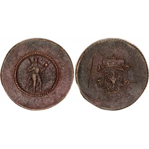 Bohemia Coin Weight for 2 Ducats 1739 R