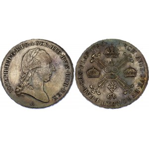 Austrian Netherlands 1/2 Kronentaler 1790 A