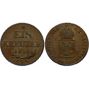 Austria 1 Kreuzer 1816 G