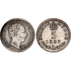 Austria 5 Kreuzer 1859 A