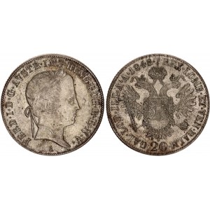 Austria 20 Kreuzer 1848 A