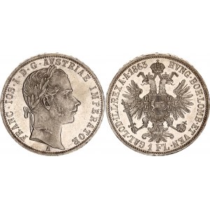 Austria 1 Florin 1863 A