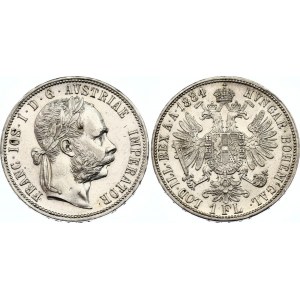 Austria 1 Florin 1884