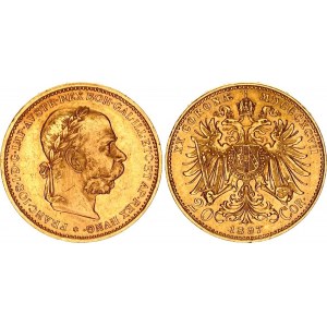 Austria 20 Corona 1897