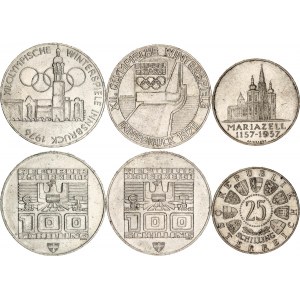 Austria Lot of 3 Coins 1957 - 1976