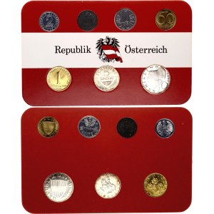 Austria Lot of 4 Annual Proof Sets 1965 - 1989