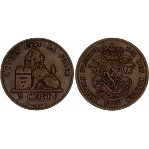 Belgium 2 Centimes 1836