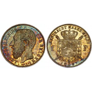 Belgium 1 Franc 1887