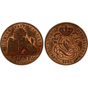 Belgium 1 Centime 1901