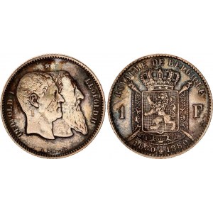 Belgium 1 Franc 1880