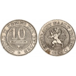 Belgium 10 Centimes 1898