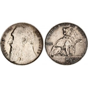 Belgium 50 Centimes 1901