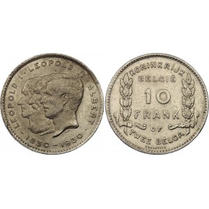 Belgium 10 Francs 1930