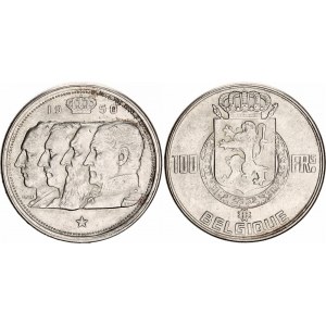 Belgium 100 Francs 1950
