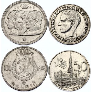 Belgium 50 - 100 Francs 1948 - 1958