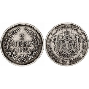 Bulgaria 2 Leva 1882