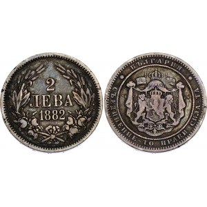 Bulgaria 2 Leva 1882