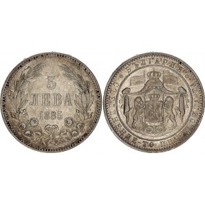 Bulgaria 5 Leva 1885