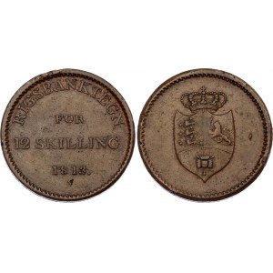 Denmark 12 Skilling 1813