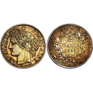 France 2 Francs 1895 A