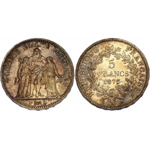France 5 Francs 1873 K