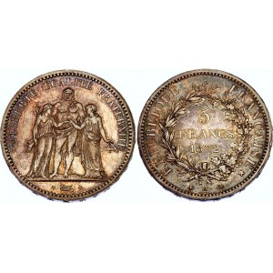 France 5 Francs 1872 A
